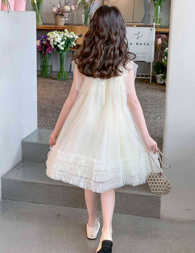 Vestido Infantil Gola Florzinhas