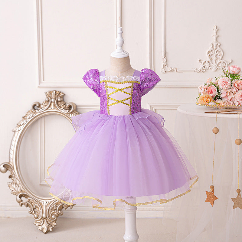 Vestido Infantil Princesa Sophia