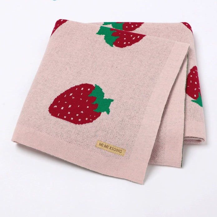 Manta Infantil Morangos