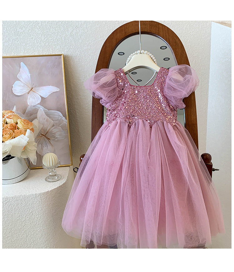 Vestido Infantil Princesa Brilhante