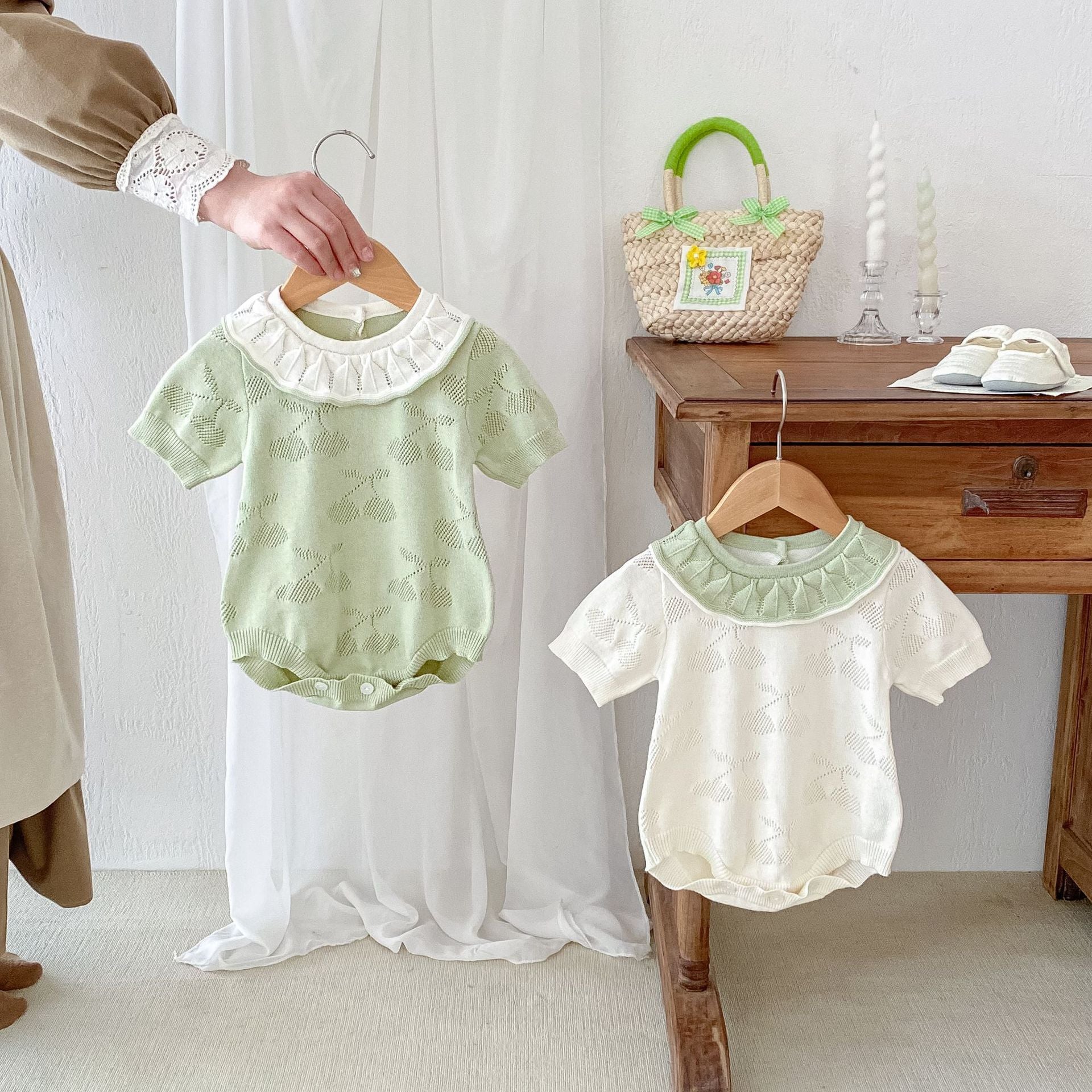 Body Infantil Feminino Cerejinhas