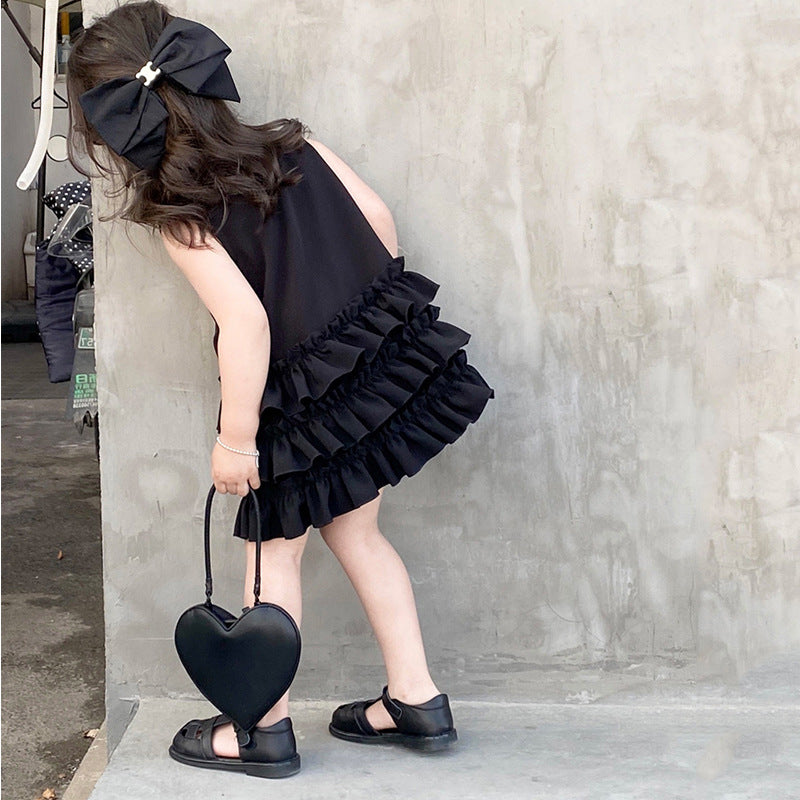 Vestido Infantil Preto Babadinhos