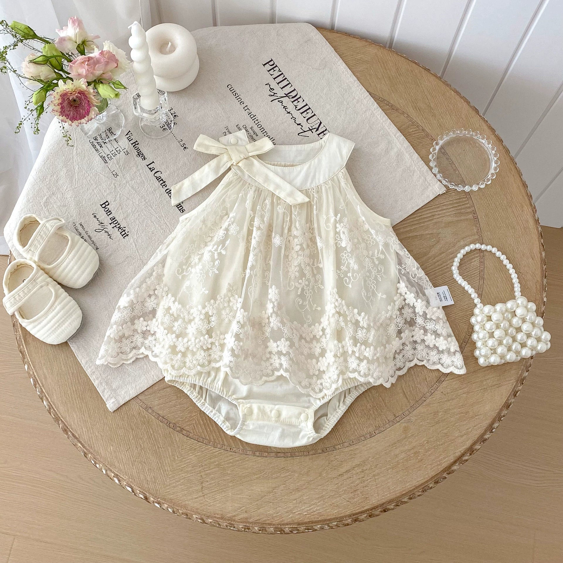 Body Infantil Feminino Renda Delicado