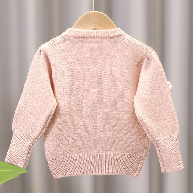 Cardigan Infantil Feminino Florzinhas