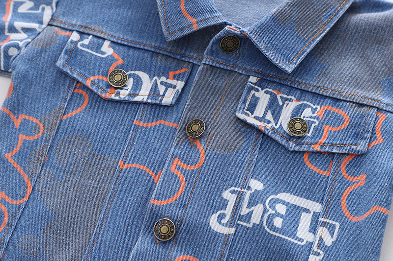 Conjunto Infantil Jeans 3 Peças