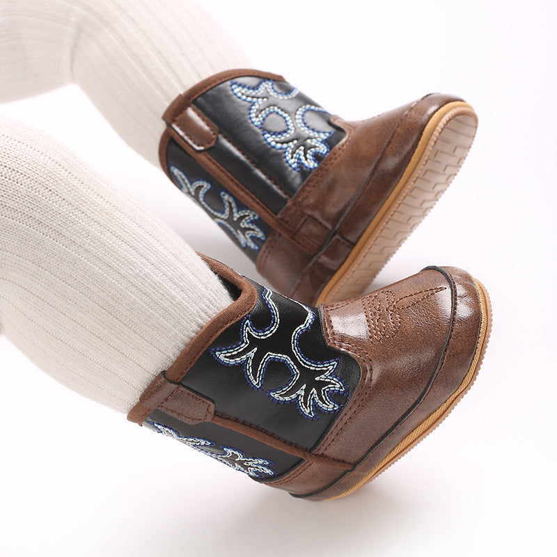 Bota Infantil Country Bordada