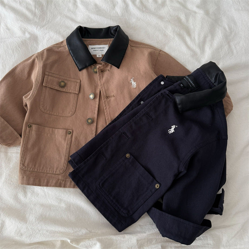 Jaqueta Infantil Masculina Polo Bolsinhos