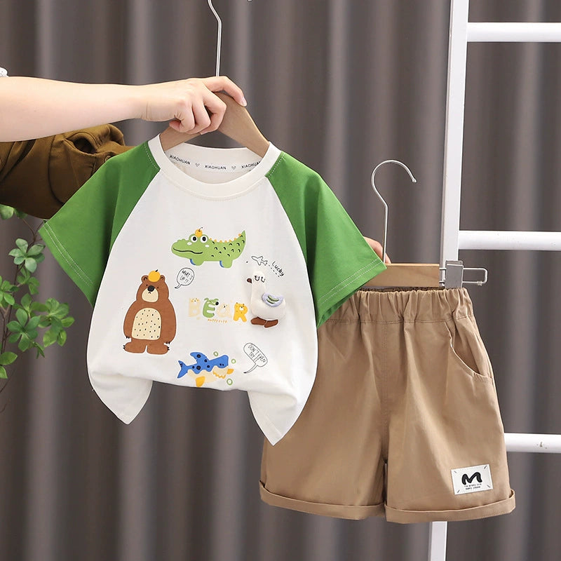 Conjunto Infantil Masculino Jacaré Ursinho