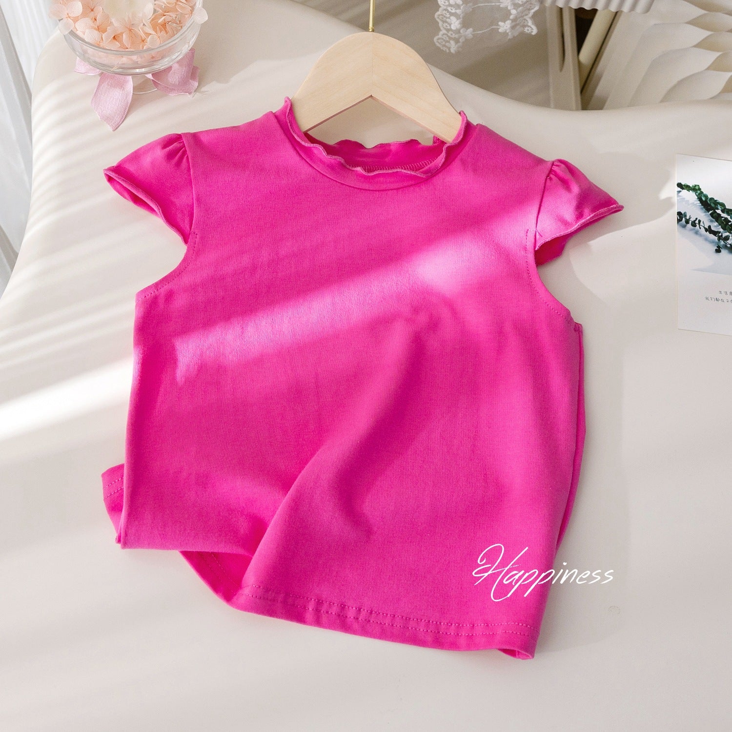 Conjunto Infantil Feminino Rosa e Bolinhas