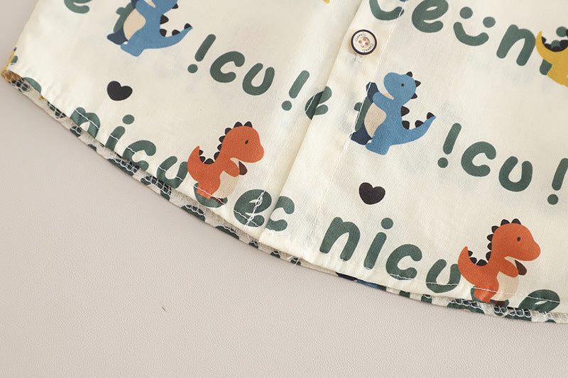 Jardineira Infantil Jeans com Camisa