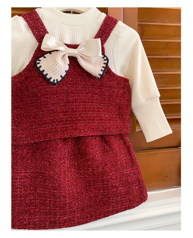 Conjunto Infantil Feminino 3 Peças Lacinho