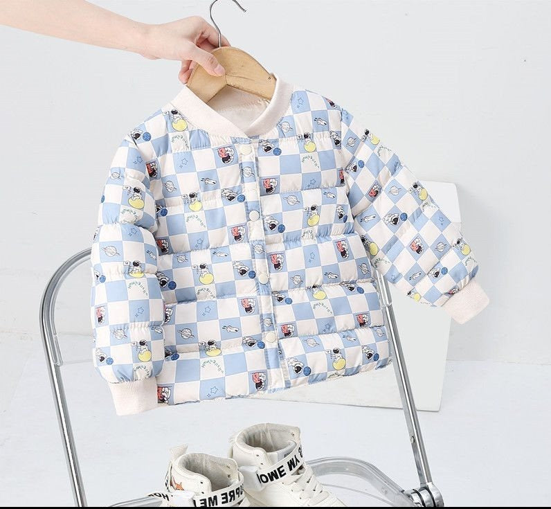 Jaqueta Infantil Inverno Estampas Bichinhos