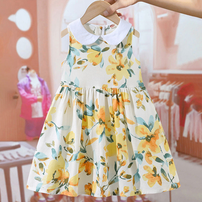 Vestido Infantil Floral Golinha