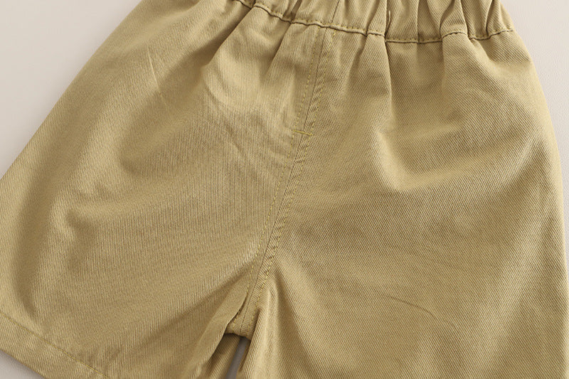 Conjunto Infantil Masculino Lístras Bolsinho