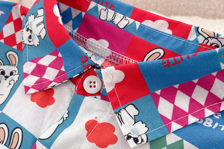 Conjunto Infantil Verão Coelhinhos