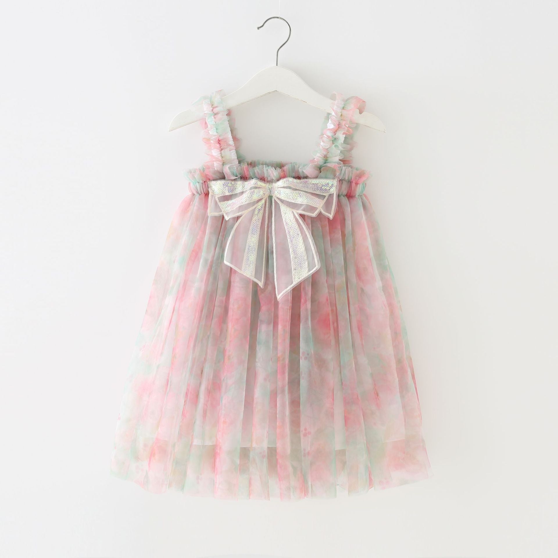 Vestido Infantil Tule Lacinho