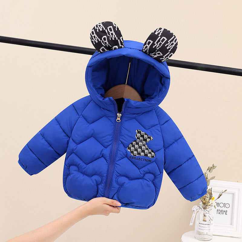 Jaqueta Infantil Puffer Ursinhos Orelhinhas