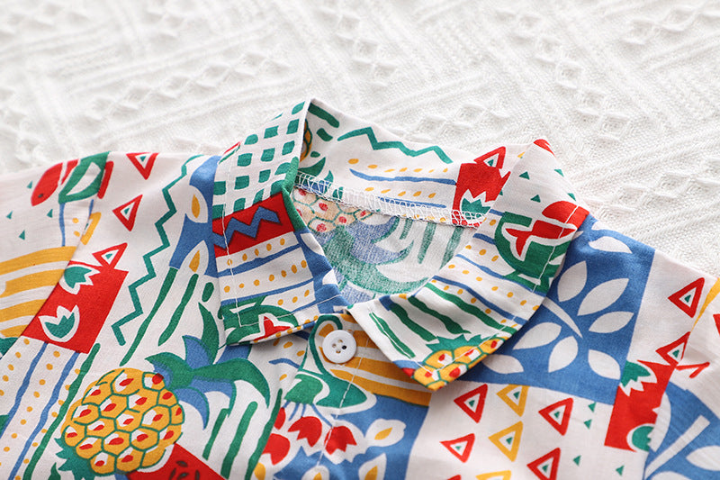 Conjunto Infantil Masculino Camisa Estampas