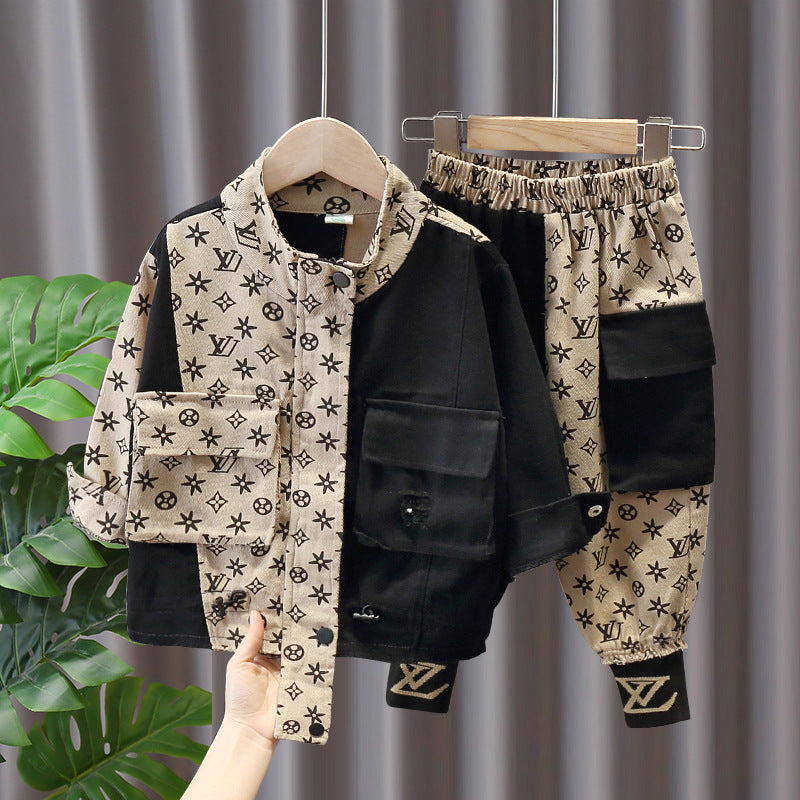 Conjunto Infantil Masculino LV Bolsinhos