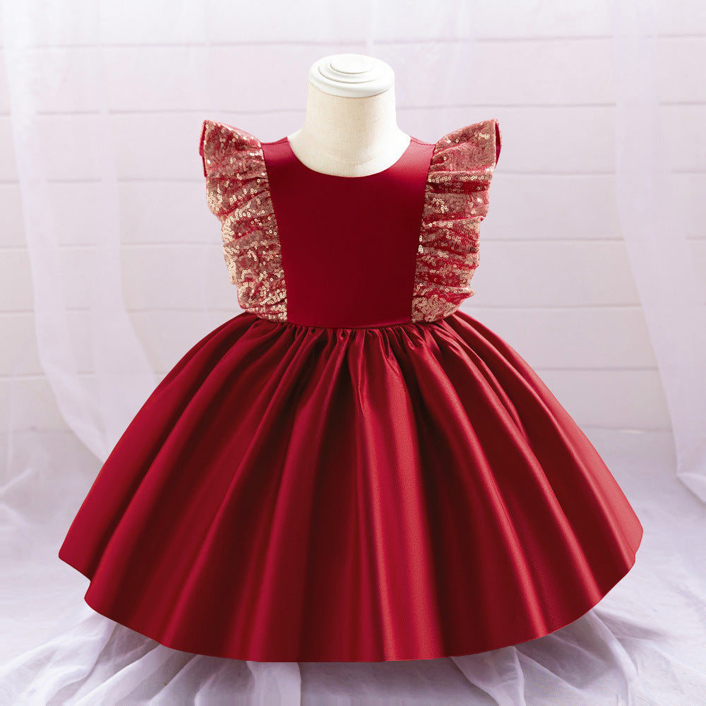 Vestido Infantil Manguinha Voadora