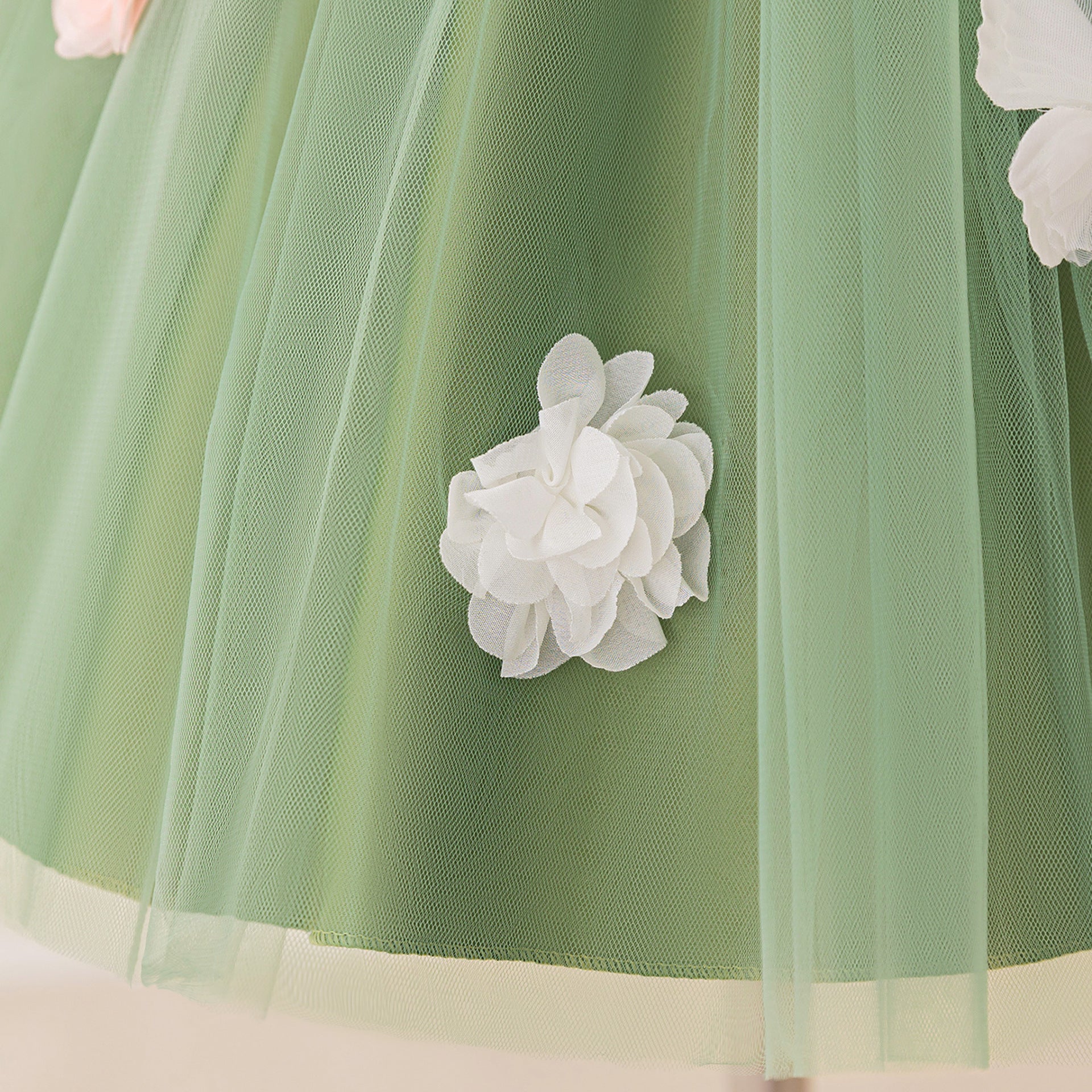 Vestido De Festa Infantil Flores