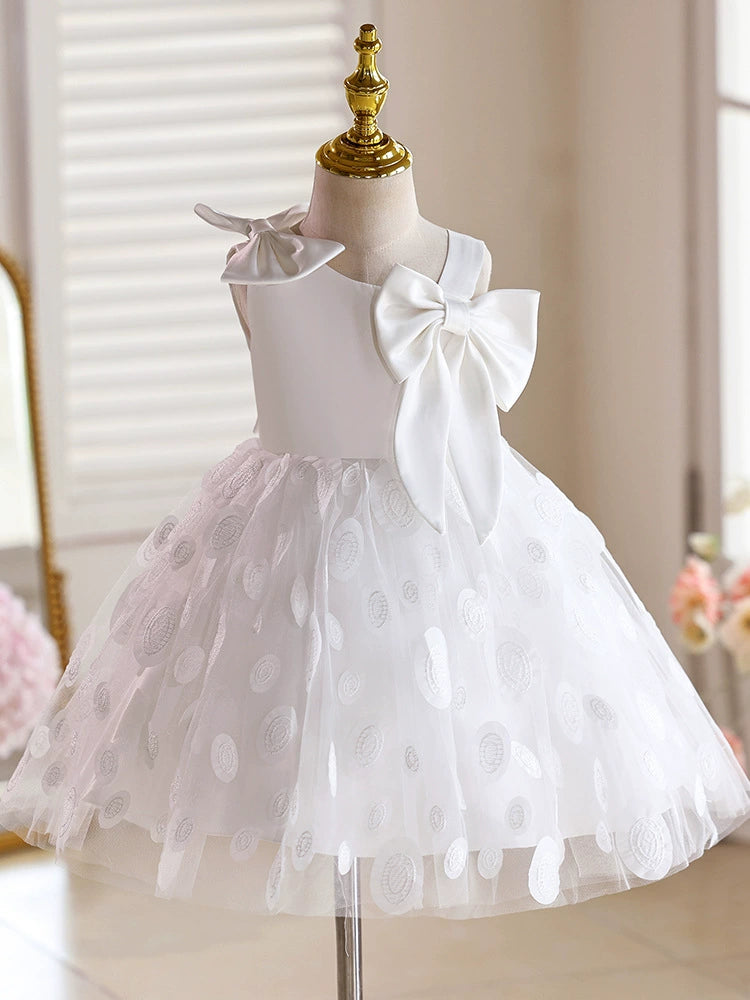 Vestido Infantil De Festa Luxo Laços