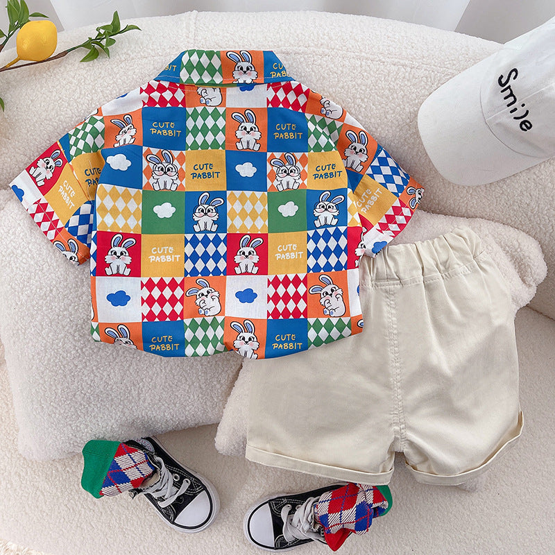 Conjunto Infantil Verão Coelhinhos
