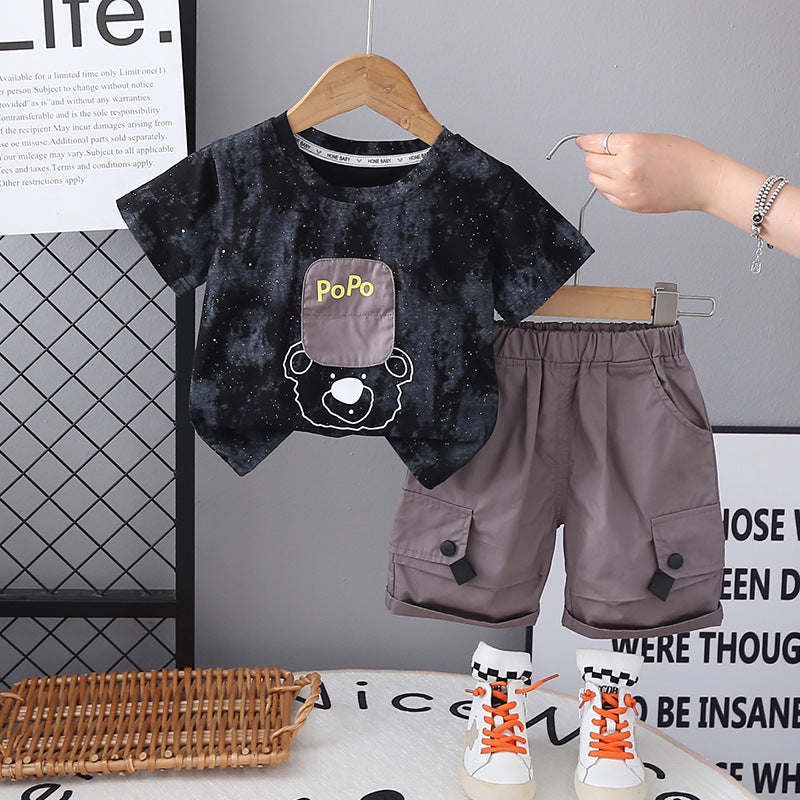 Conjunto Infantil Ursinho Bolsinhos