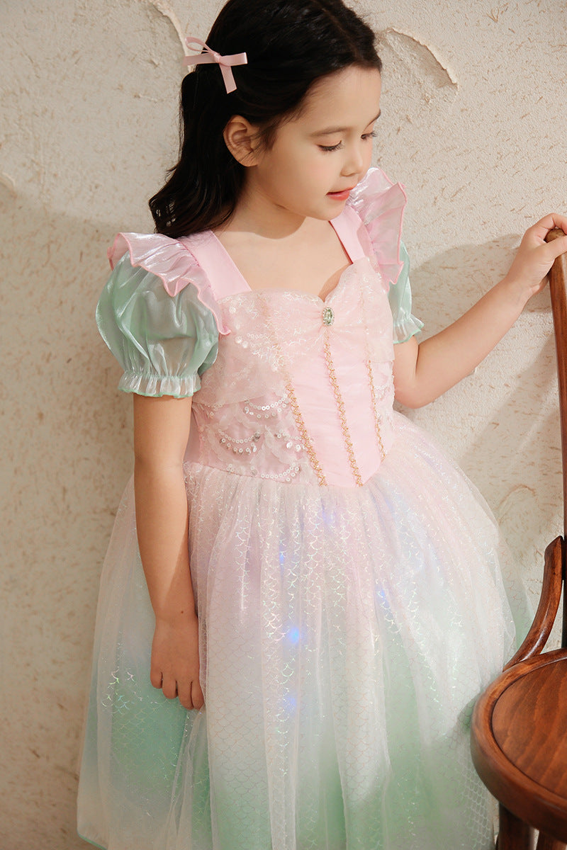 Vestido De Festa Infantil Princesa Brilhos