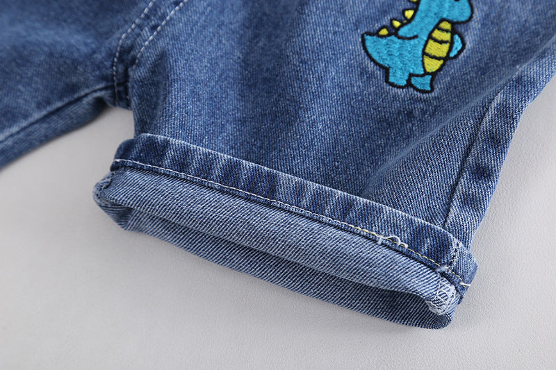 Conjunto Infantil Masculino Dino Gola Polo