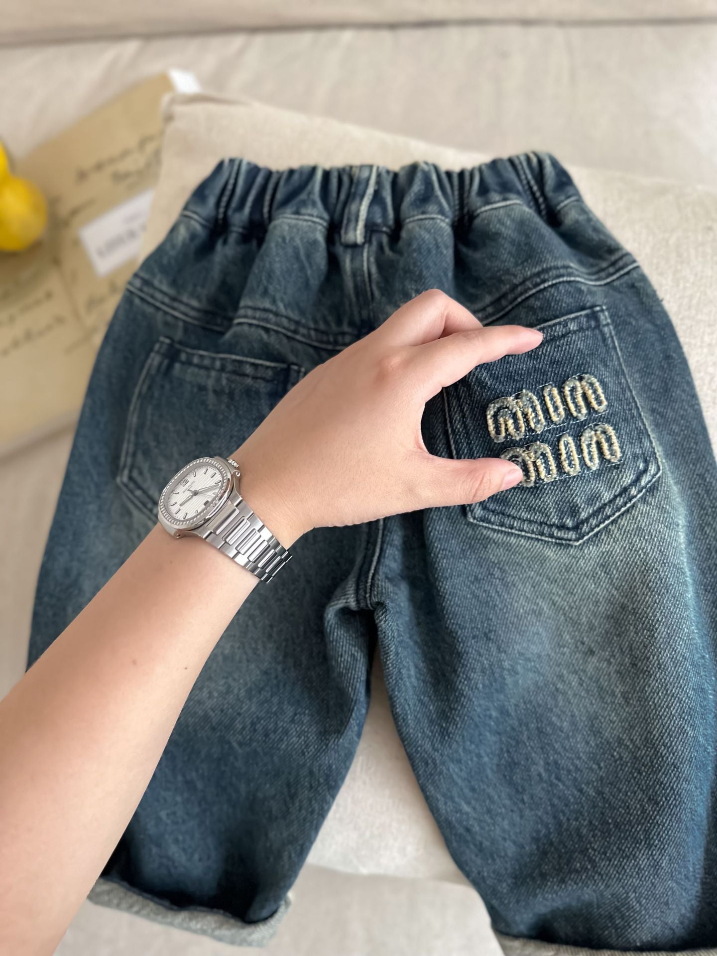 Calça Infantil Jeans M