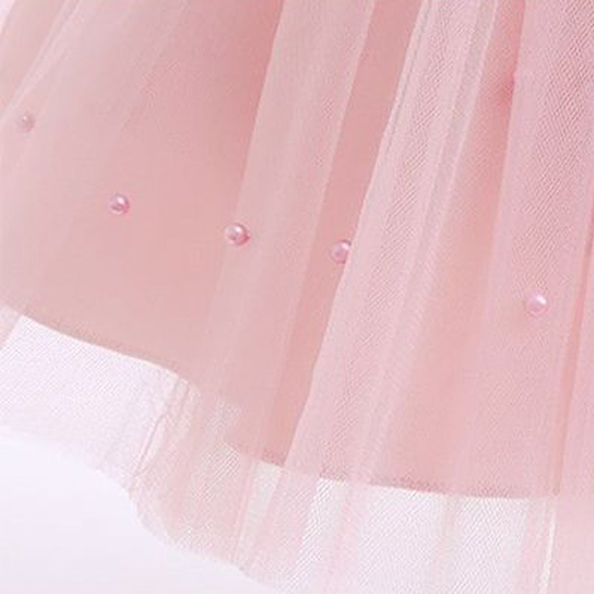 Vestido de Festa Infantil Pérolas