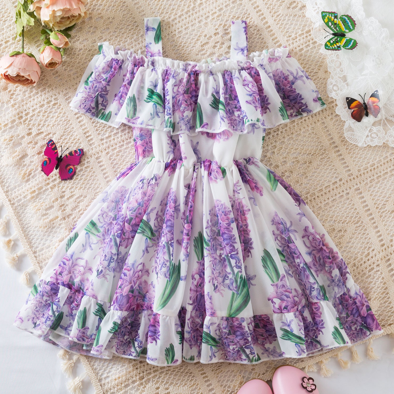 Vestido Infantil Verão Floral