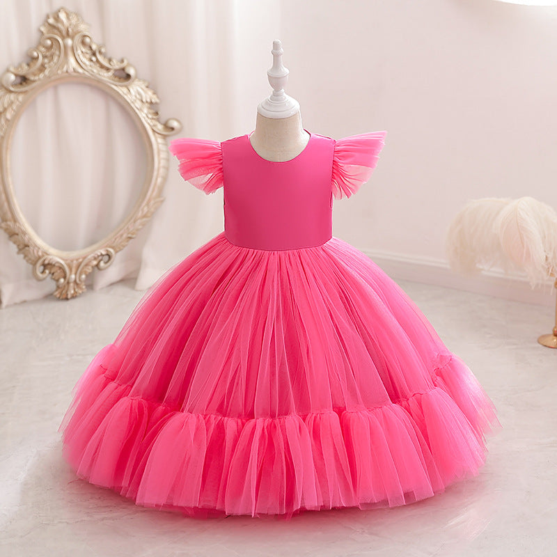 Vestido Infantil De Festa Tule