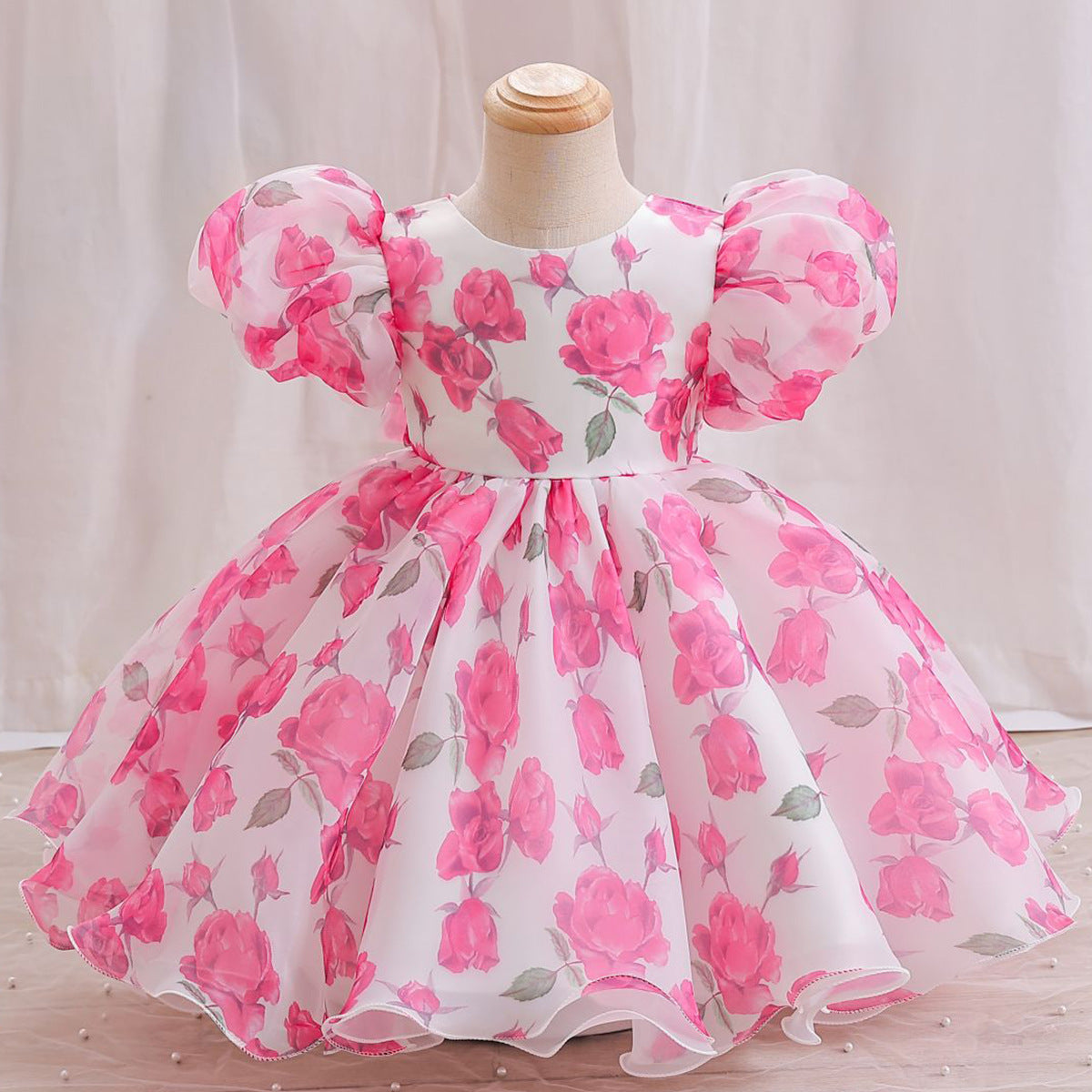 Vestido De Festa Infantil Floral