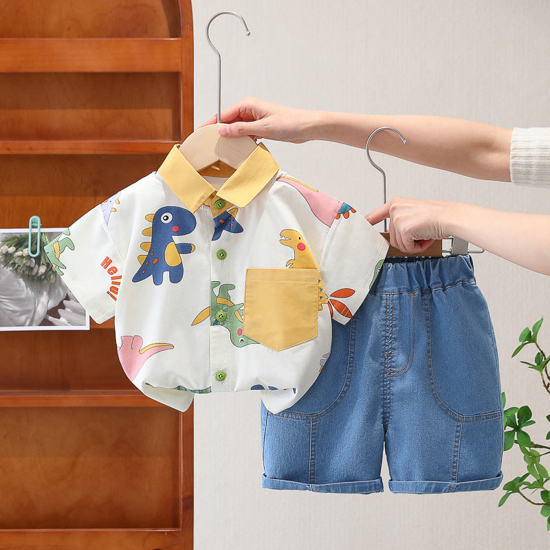 Conjunto Infantil Camisa Polo e Jeans