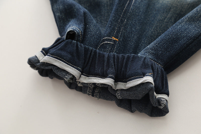 Conjunto Infantil Masculino 3 Peças Camisa e Jeans