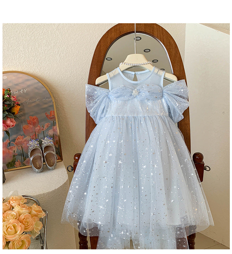 Vestido Infantil Princesa Brilhante