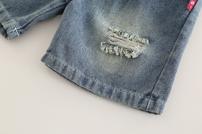 Conjunto Infantil Masculino Letras e Jeans