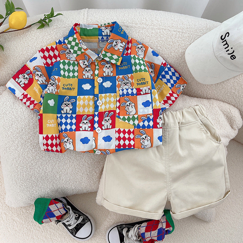 Conjunto Infantil Verão Coelhinhos
