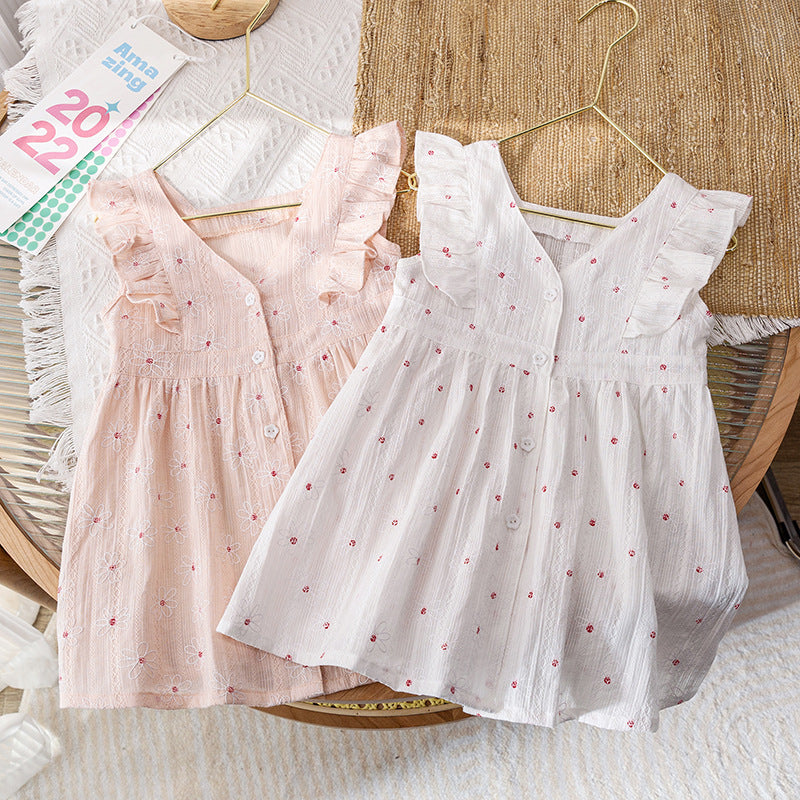 Vestido Infantil Verão Florzinhas