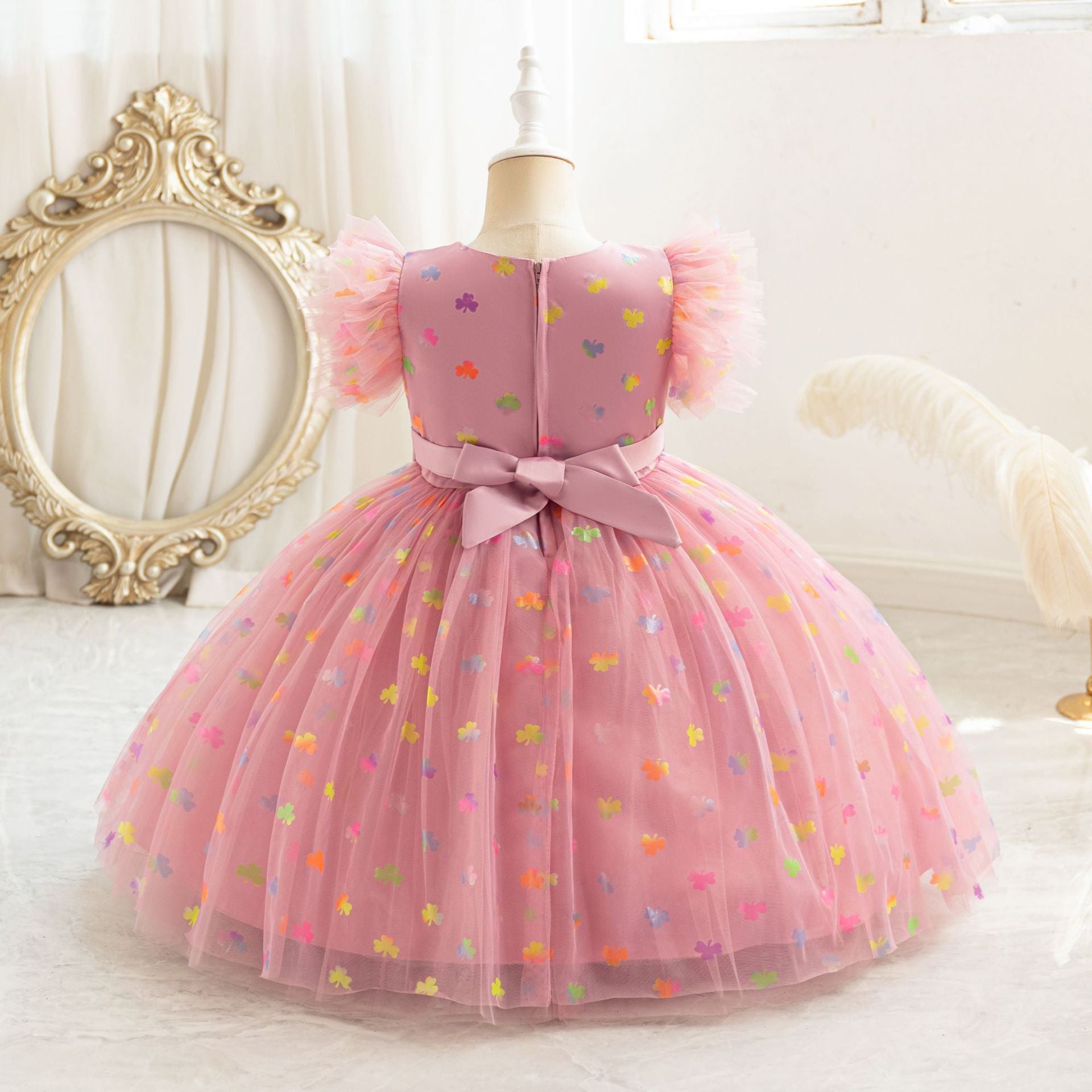 Vestido Infantil De Festa Lacinho