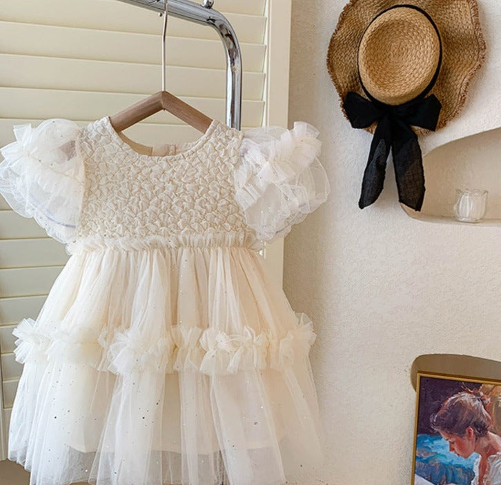 Vestido Infantil De Festa Tule Bufante