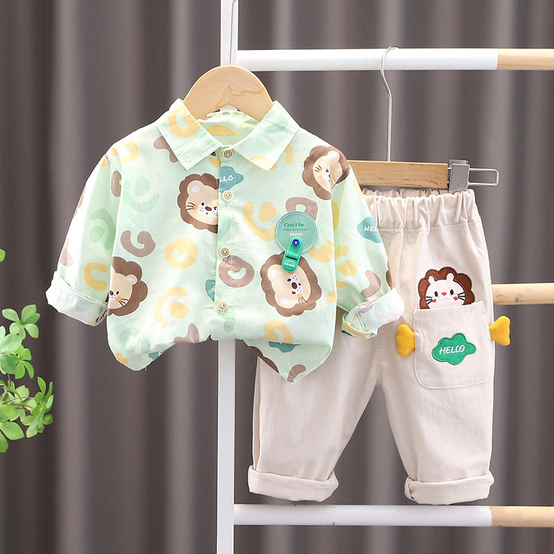 Conjunto Infantil Masculino Leãozinho