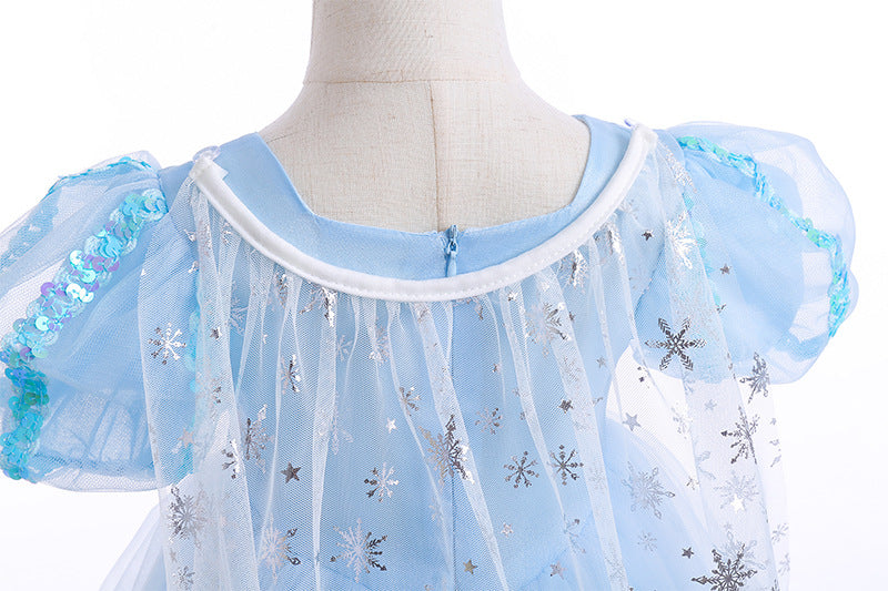 Vestido Infantil Princesa Frozen