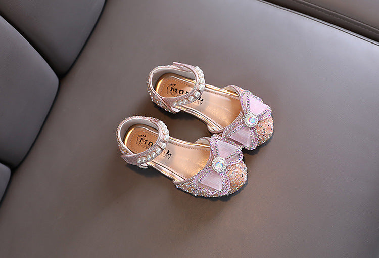 Sapato Infantil Feminino Lacinho Strass