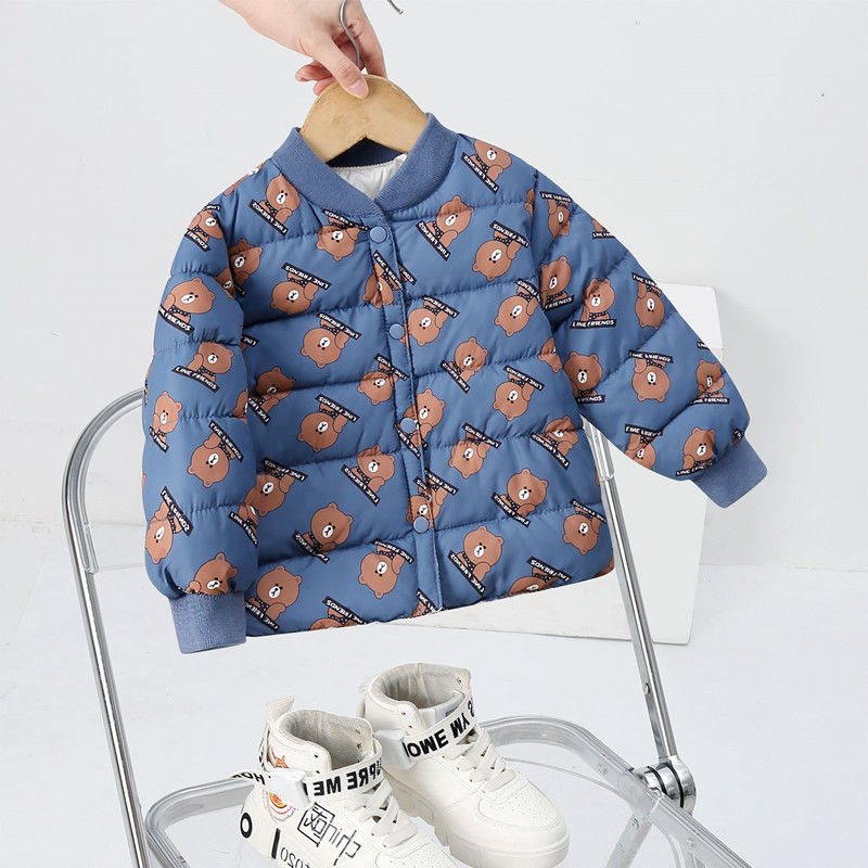 Jaqueta Infantil Inverno Estampas Bichinhos