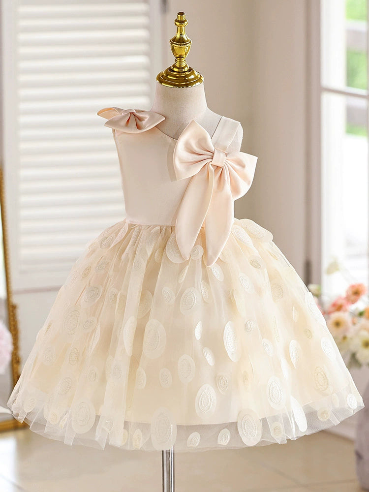 Vestido Infantil De Festa Luxo Laços