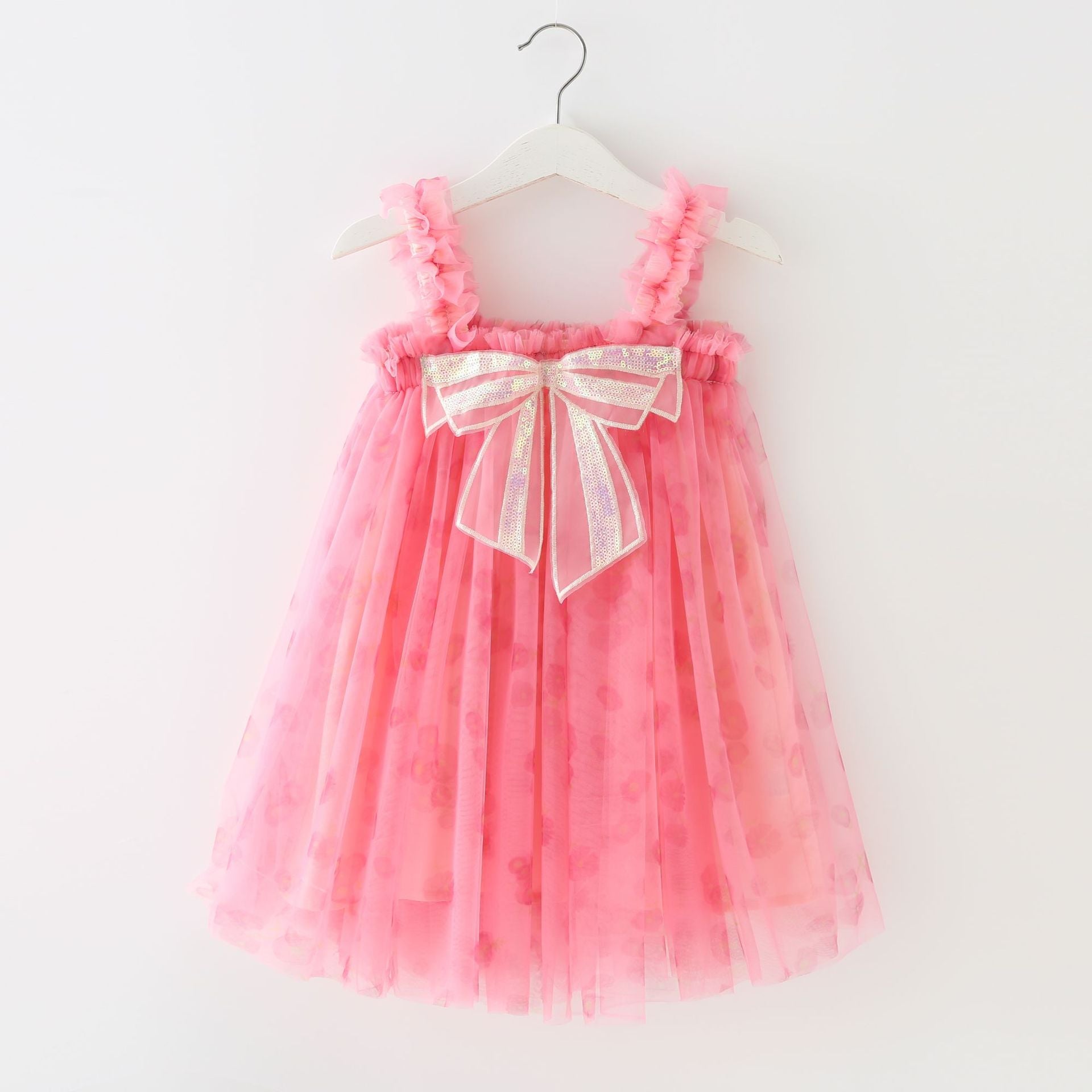 Vestido Infantil Tule Lacinho