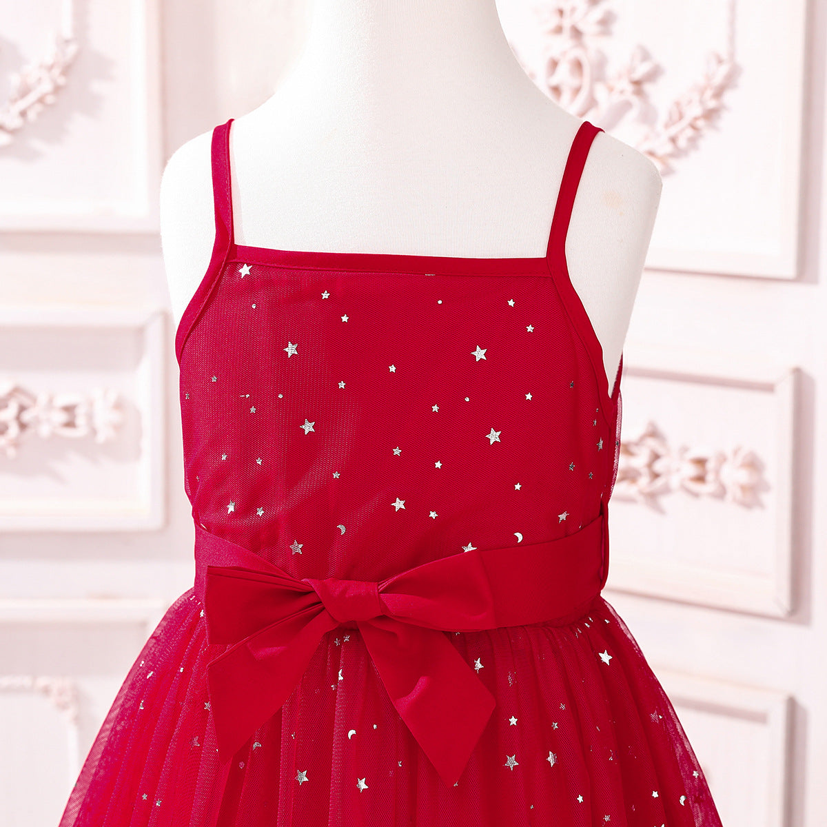 Vestido Infantil Estrelinhas Tule